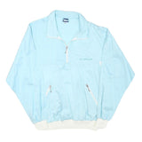 GOLDEN CUP Womens Blue Zip Jacket M Polyester Plain Lightweight Casual