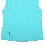 JACK WOLFSKIN Womens Blue Lightweight Quilted Jacket L Polyester Blend Zip