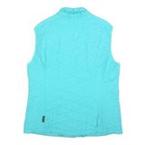 JACK WOLFSKIN Womens Blue Lightweight Quilted Jacket L Polyester Blend Zip