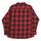 HOBBS CREEK Mens Red & Black Check Shirt XL Long Sleeve Casual Cotton