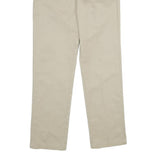 DICKIES Mens Polyester Blend Beige Regular Straight Trousers W28 L30 Workwear