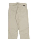 DICKIES Mens Polyester Blend Beige Regular Straight Trousers W28 L30 Workwear