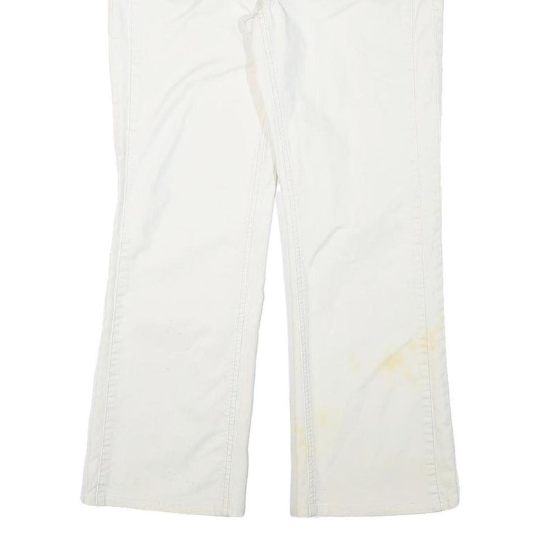 DKNY Womens Jeans White Regular Straight Denim W33 L28 Zip Cotton Blend