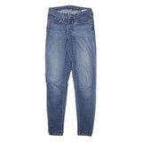 LEVI'S Womens Slim Blue Denim Light Wash Jeans W26 L28 Zip Pockets