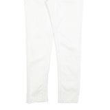 MISS ME Womens Jeans White Slim Skinny Denim W32 L30 Embroidered Pocket