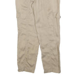 DIP Womens Beige Cotton Blend Regular Cargo Trousers W30 L28 Casual Utility Zip