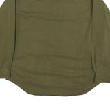 TOMMY HILFIGER Mens Green Long Sleeve Button Cotton Shirt L Casual Workwear