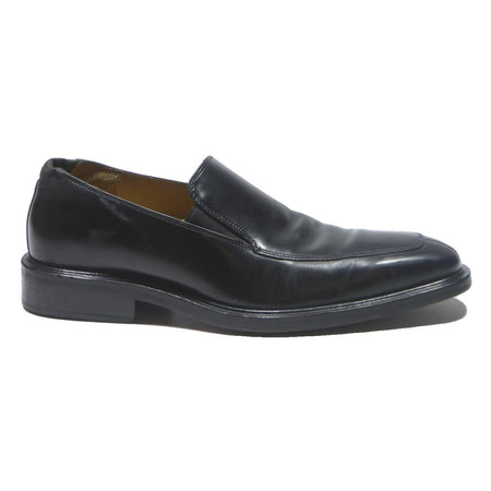 COLE HAAN Mens Black Leather Slip-On Dress Shoes UK 8.5 Formal Elegant