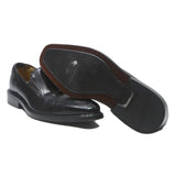 COLE HAAN Mens Black Leather Slip-On Dress Shoes UK 8.5 Formal Elegant