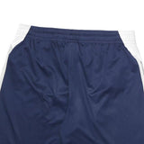 ADIDAS Mens Shorts Navy Blue & White Sports Casual L W32 Polyester