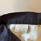 Dolce & Gabbana Trousers - 25W UK 6 Navy Cotton Blend