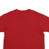 NAUTICA Mens Red Graphic T-Shirt L Short Sleeve Crew Neck Cotton Blend Casual