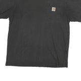 CARHARTT Mens Black Pocket Short Sleeve Crew Neck Cotton Blend T-Shirt M