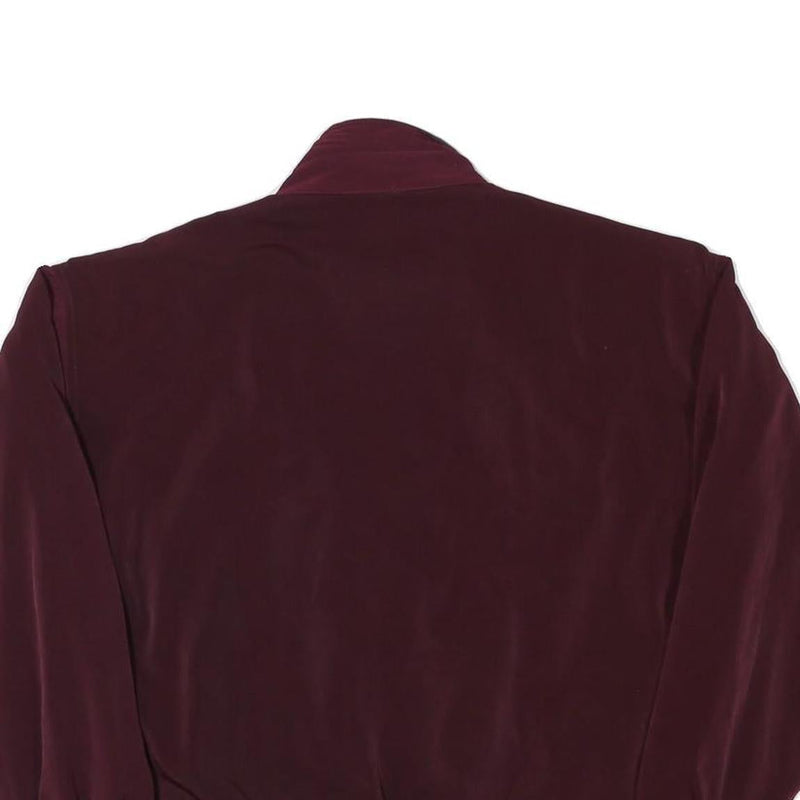 MEINAZY Mens Maroon & Green Classic Jacket M Polyester Blend Embroidered Unique