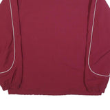 NIKE Mens Maroon Lakeside Basketball Zip Jacket M Polyester Blend Plain