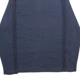 CALVIN KLEIN Mens Blue Half Zip M Cotton Blend Casual Sweatshirt