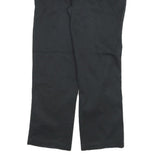 DICKIES Mens Cotton Blend Black Slim Straight Trousers W27 L28 Workwear