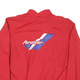 TODD Mens Red Purolator Jacket XL Polyester Blend Zip Casual Streetwear