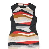 PHASE EIGHT Womens Multicolour Fit & Flare Woven Sleeveless Knee Length Dress UK