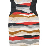 PHASE EIGHT Womens Multicolour Fit & Flare Woven Sleeveless Knee Length Dress UK