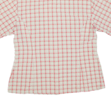 MAMMUT Womens Beige & Pink Check Shirt XL Lightweight Outdoor Performance