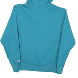 CHAMPION Mens Blue Pullover Hoodie S Cotton Blend Sweatshirt Casual Style
