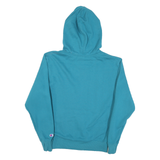 CHAMPION Mens Blue Pullover Hoodie S Cotton Blend Sweatshirt Casual Style