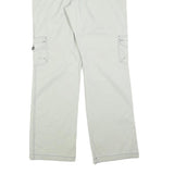 GLORIA VANDERBLIT Womens Cotton Blend Relaxed Casual Cargo Trousers W32 L32