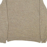 CHAPS Mens Beige Button Up Plain Roll Neck Basic Knit L Cotton Blend Jumper