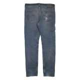 LEVI'S Mens Regular Fit Blue Denim Jeans W33 L34 Vintage Style Casual Zip