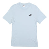 NIKE Mens Light Blue Classic T-Shirt XS Short Sleeve Crew Neck Sports Casual