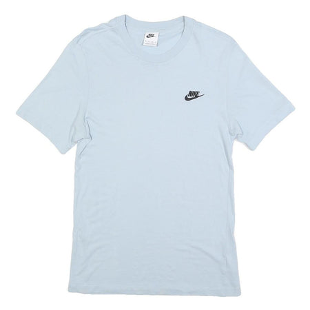 NIKE Mens Light Blue Classic T-Shirt XS Short Sleeve Crew Neck Sports Casual