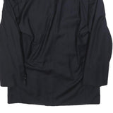 BOSS HUGO BOSS Mens Black Double Breasted Wool Jacket M Satin Lapel Classic Fit