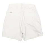 JORDACHE Womens Shorts White Casual S W26 Cotton Blend Comfort Fit