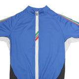 SMS SANTINI Mens Blue Short Sleeve Round Neck Cycling Jersey 2XL Sportswear
