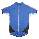 SMS SANTINI Mens Blue Short Sleeve Round Neck Cycling Jersey 2XL Sportswear