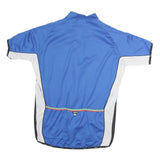 SMS SANTINI Mens Blue Short Sleeve Round Neck Cycling Jersey 2XL Sportswear
