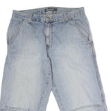 LERROS Mens Light Blue Denim Casual Shorts M W32 Cotton Cotton Blend Relaxed Fit