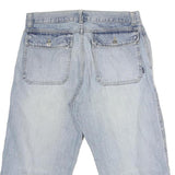 LERROS Mens Light Blue Denim Casual Shorts M W32 Cotton Cotton Blend Relaxed Fit