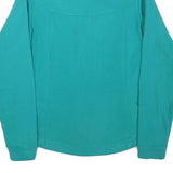 THE NORTH FACE Womens Turquoise Jacket XS Polyester Blend Zip Warm Lightweight