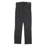 LEVI'S Womens Regular Fit Black Denim Cotton Blend Zip W27 L28 Classic Pocket
