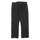 LEVI'S 501 BIG E Mens Jeans Black Regular Straight Denim Raw W30 L28 Classic Fit