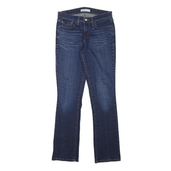 LEVI'S 505 Womens Jeans Blue Regular Straight Denim Medium W28 L30 Classic Fit
