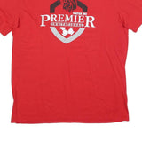 NIKE Mens Red Premier Invitational Graphic T-Shirt XL Short Sleeve Crew Neck