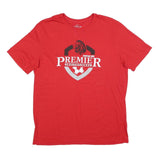 NIKE Mens Red Premier Invitational Graphic T-Shirt XL Short Sleeve Crew Neck