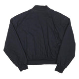 Womens Black Casual Button Jacket XS Polyester Blend Plain Long Sleeve Classic