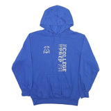 MV SPORT Mens Blue College Prep Hoodie M Cotton Blend Casual Drawstring Hood