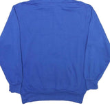 MV SPORT Mens Blue College Prep Hoodie M Cotton Blend Casual Drawstring Hood