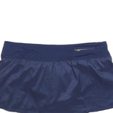 NIKE Womens Blue Sports Skort Mini Polyester Blend L Athletic Activewear