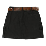 Vintage black Rifle Cargo Skirt - womens 30" waist